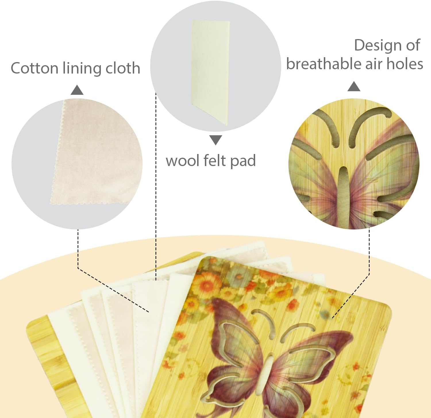 Zoravell Microwave Flower Press Kit for Pressed Floral Art – 6.5”x6.5” Dual-Sided Design with Venting Holes, 5-Layer Capacity, DIY Pressed Flower Frame & Dried Flowers Crafts