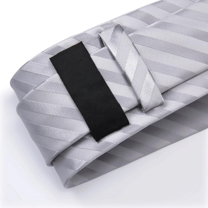 Corbata clásica de seda para hombre miniatura 6