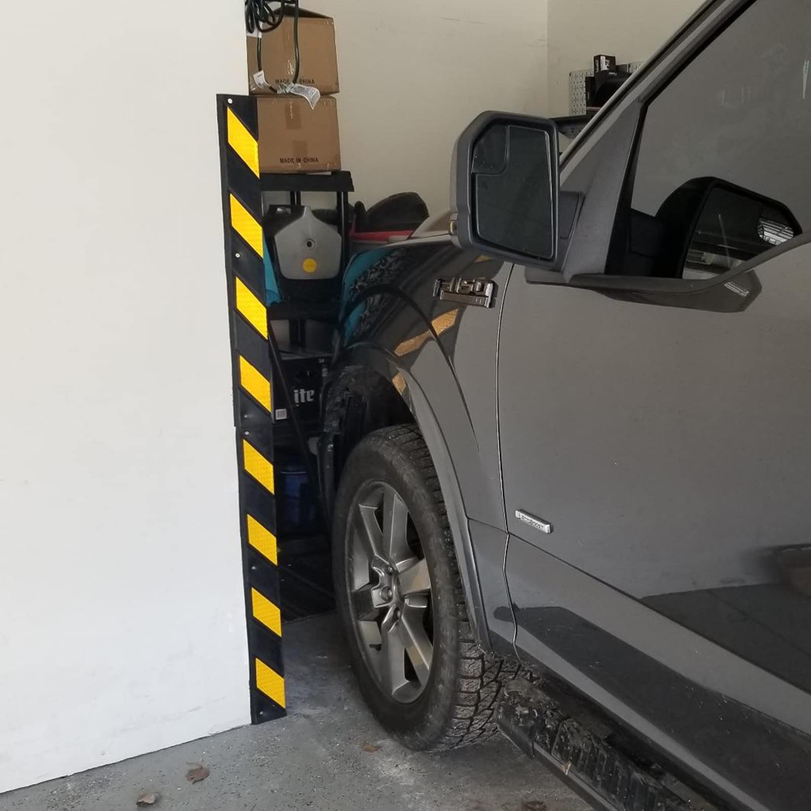 XPLKQXE Protector Puertas Y Paragolpes Coche, Aparcamiento Pared Protector Esquinas, Protección Bordes Puertas Coches Daños Revestimiento Varillas (Color : Black+Yellow, Tamaño : 8pcs-100cm)