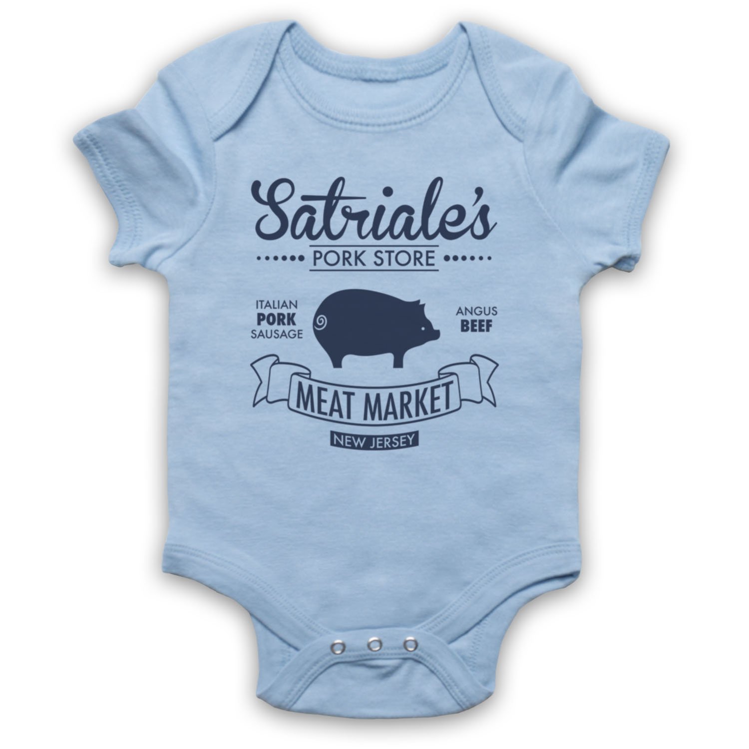 My Icon Art & ClothingSatriale's Pork Store Sopra Gangster TV Baby Grow