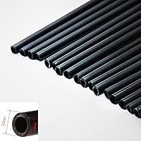 Vista 6 de Tubo de antena de protección de plástico blando 2.4-G con tapas rojas para receptor FPV para Frsky XM XM+ X4R X4RSB Series/TF Series IPEX4 5.906 in