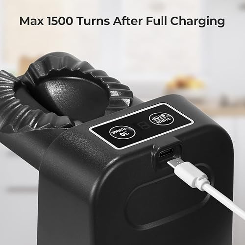 Miniatura 6 de Northmas Máquina eléctrica para hacer albóndigas para hacer albóndigas de bricolaje, hacer albóndigas rápidamente, fácil de operar, trabajo