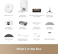 Vista 11 de DREAME D20 Pro Plus Robot Vacuum, 13,000Pa Suction, DuoBrush for Pet Hair, Corner Cleaning, Self Emptying, LDS Navigation Laser Avoidance, Vacuum