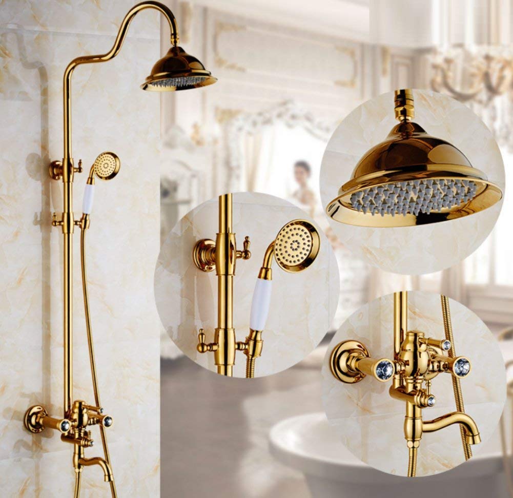 Pommeau de douche effet pluie GZZ pour une salle de bain style spa moderne