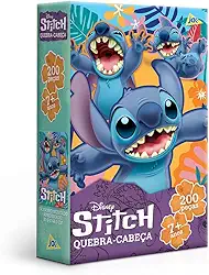 Toyster - Quebra-cabeça: Stitch - 200 peças - Disney - JAK