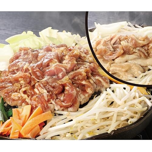 肉のささき[特製]味付ジンギスカン 羊肉ジンギスカン300g×2パック+豚肉ジンギスカン300g×2パック [北海道 遠軽町] en01-00037