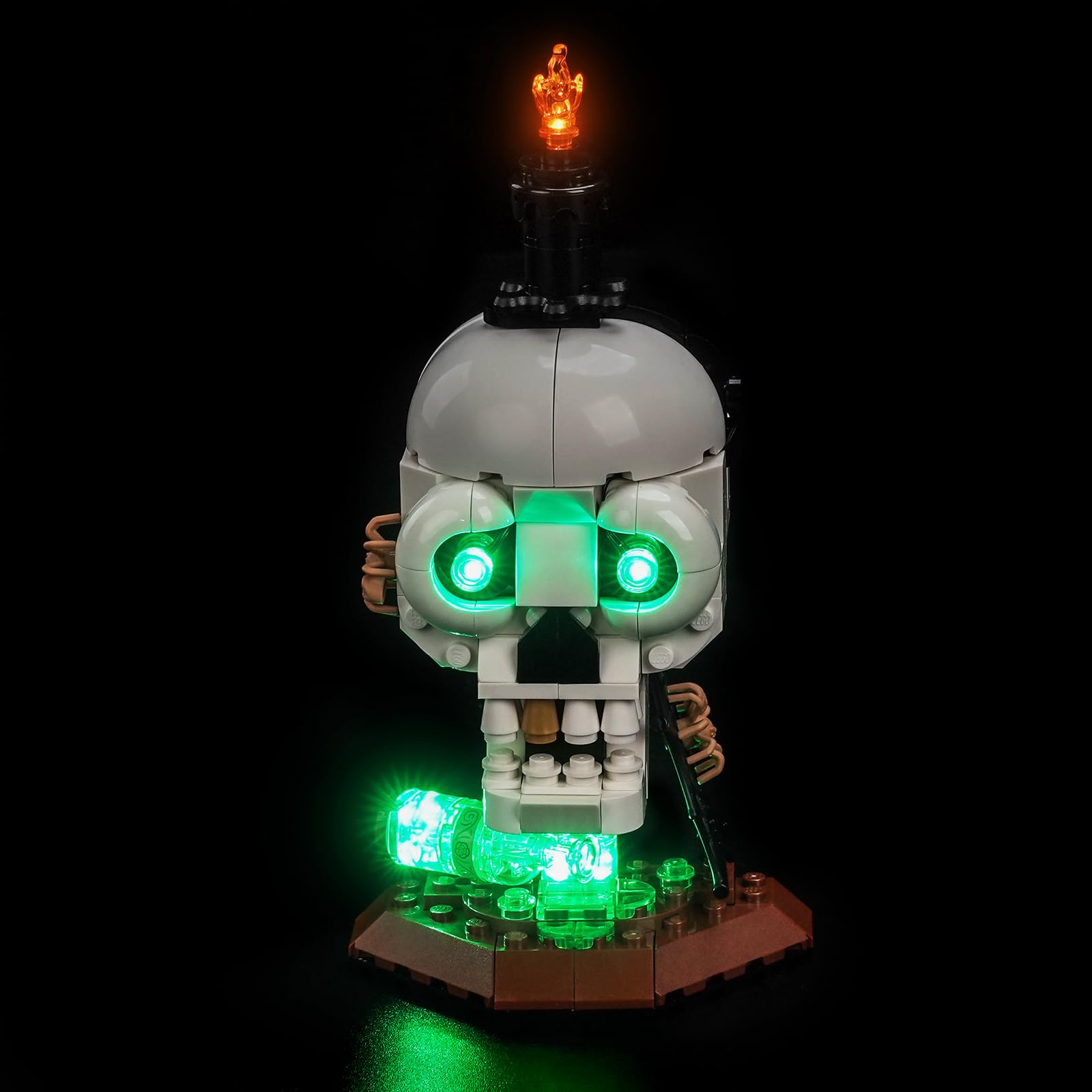 Light Kit Compatible with Lego 40883 Halloween Skull Candle (No Model)