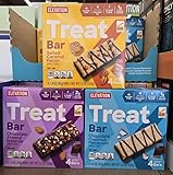 Elevation Keto Bar Salted Caramel Pecan, Chocolate Coconut Macaroon, Chocolate Almond Brownie, 5.6oz 160g (Three Boxes)