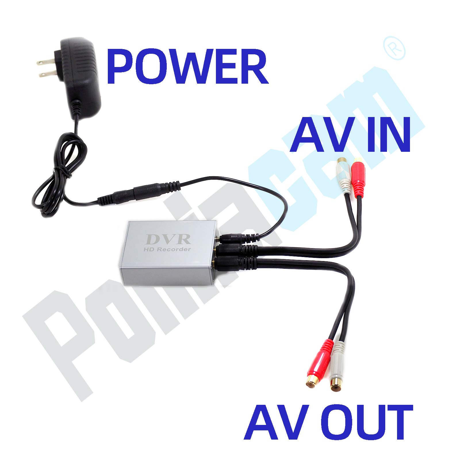 Mini enregistreur vidéo numérique DVR Carte SD Enregistrement en temps réel pour caméra FPV Caméscope DVD TV Box 1CH Caméra CCTV Enregistreur DVR pour caméra CVBS NTSC PAL