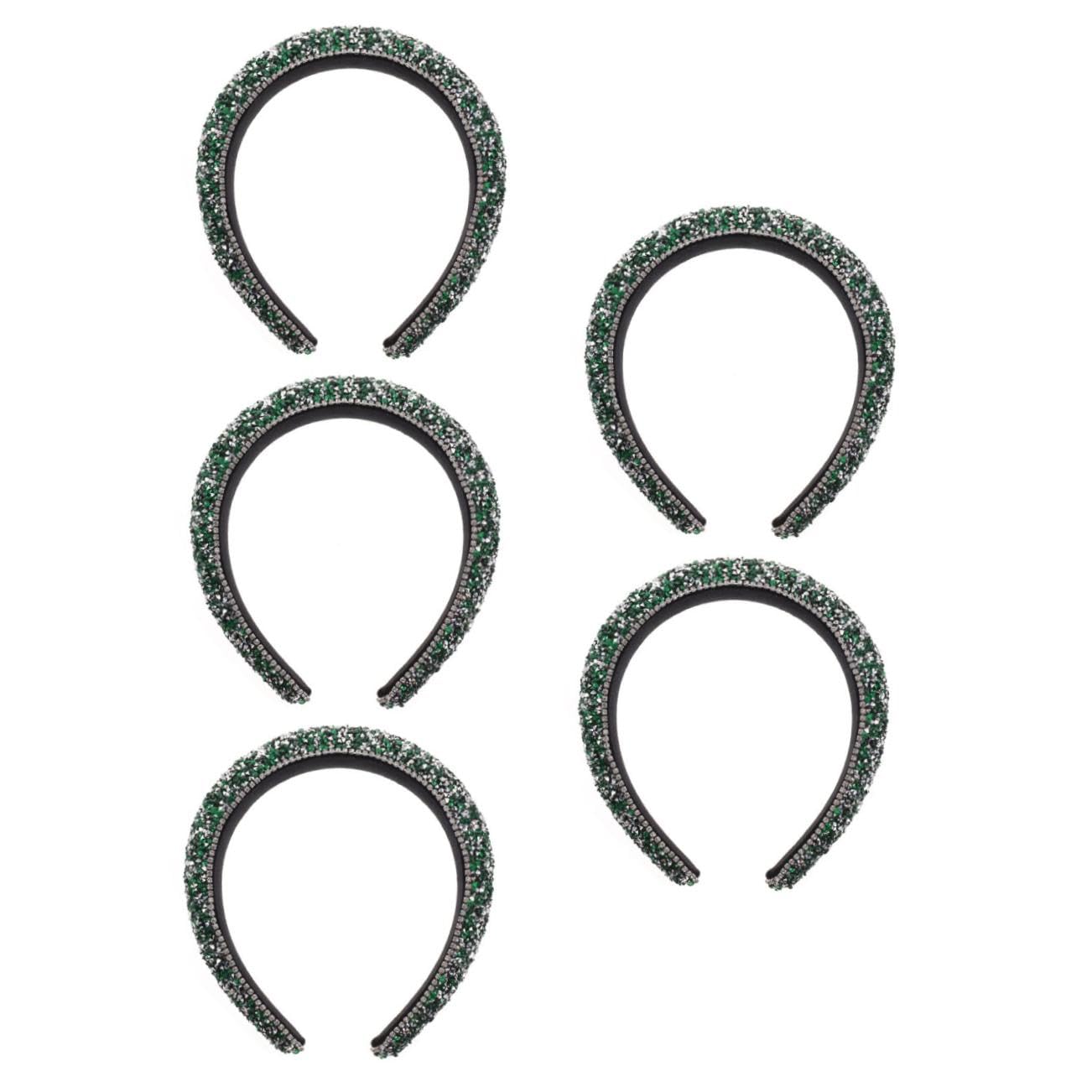 FRCOLOR 5 Diademas Exquisitas con de Imitación Accesorio de Moda para Mujer Banda para El Cabello para Uso Diario.