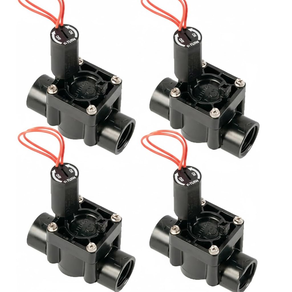 Suinga Lot de 4 électrovannes arrosage 1" 24 V PGV100 Hunter, pour système d'arrosage automatique, contrôle avec tous les programmateurs électriques du marché