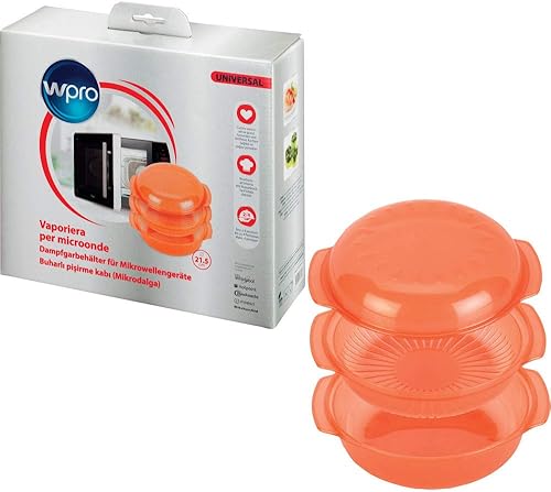 Whirlpool STM006 Vaporiera rotonda per forno a microonde colore arancio