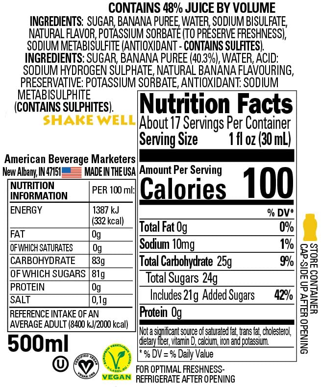 Miniatura 3 de Banana Reàl - Jarabe con infusión de puré de plátano, botella exprimible de 16.9 onzas líquidas (paquete de 3)
