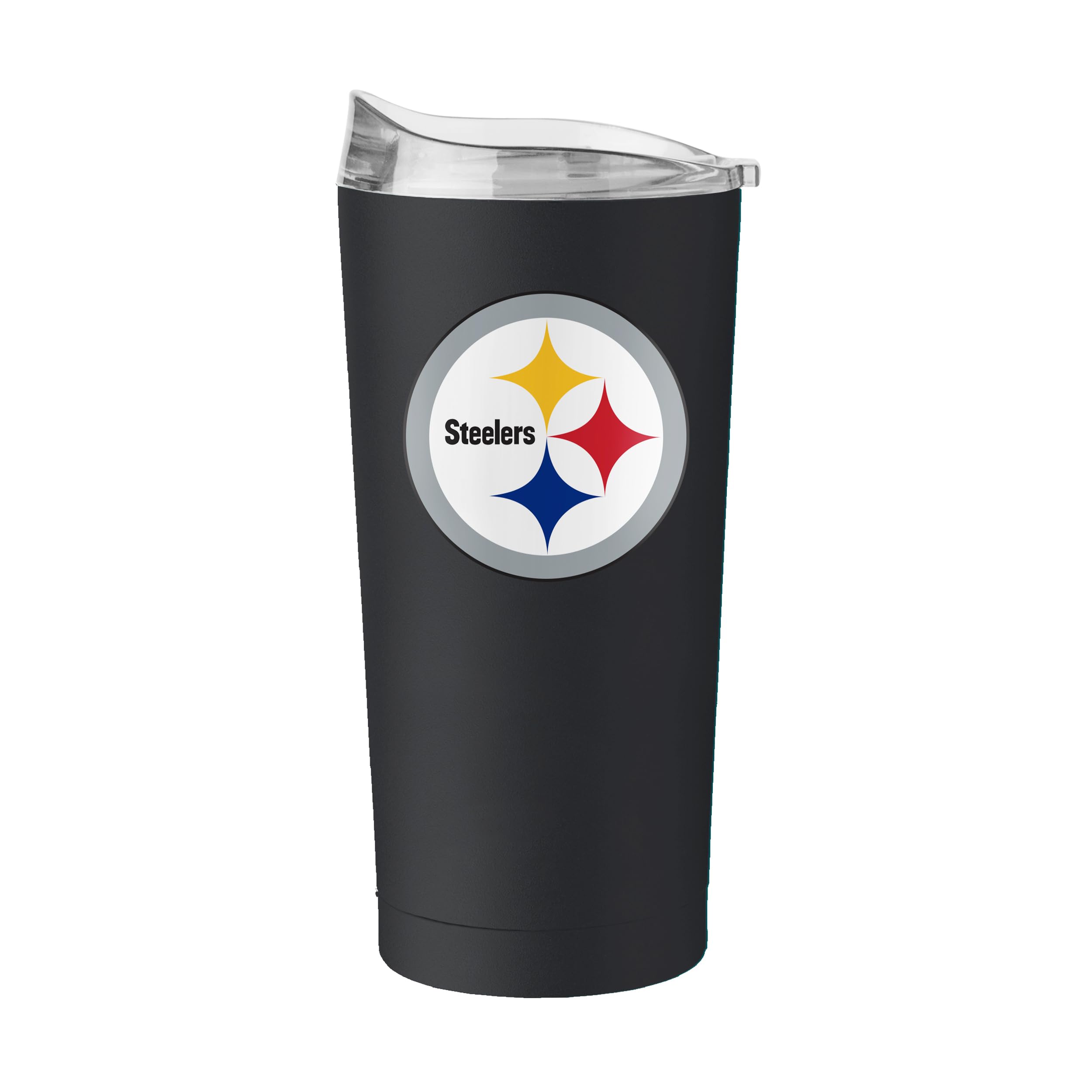 FANMATS NFL Pittsburgh Steelers 20 oz Stainless Steel Tumbler — Powder-Coated | 20 Fluid Ounces | Vacuum Insulated | Team Color