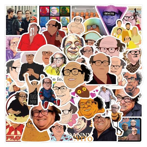 CHVISO Danny Devito Sticker Pack - 53 PCS Meme Stickers Frank Reynolds Always Sunny Decals