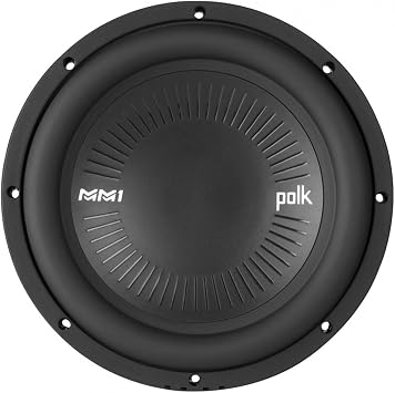 Polk mm1 Series 10" 1200 W 4 Ohm Dual Voice Coil, ATV, Car & Marine Subwoofer