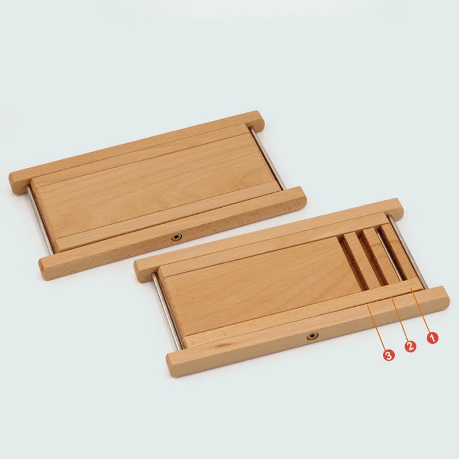 Poggiapiedi per Chitarra, Regolabile in Altezza in 3 Posizioni, Realizzato in Legno, Ideale per Chitarre Classiche.