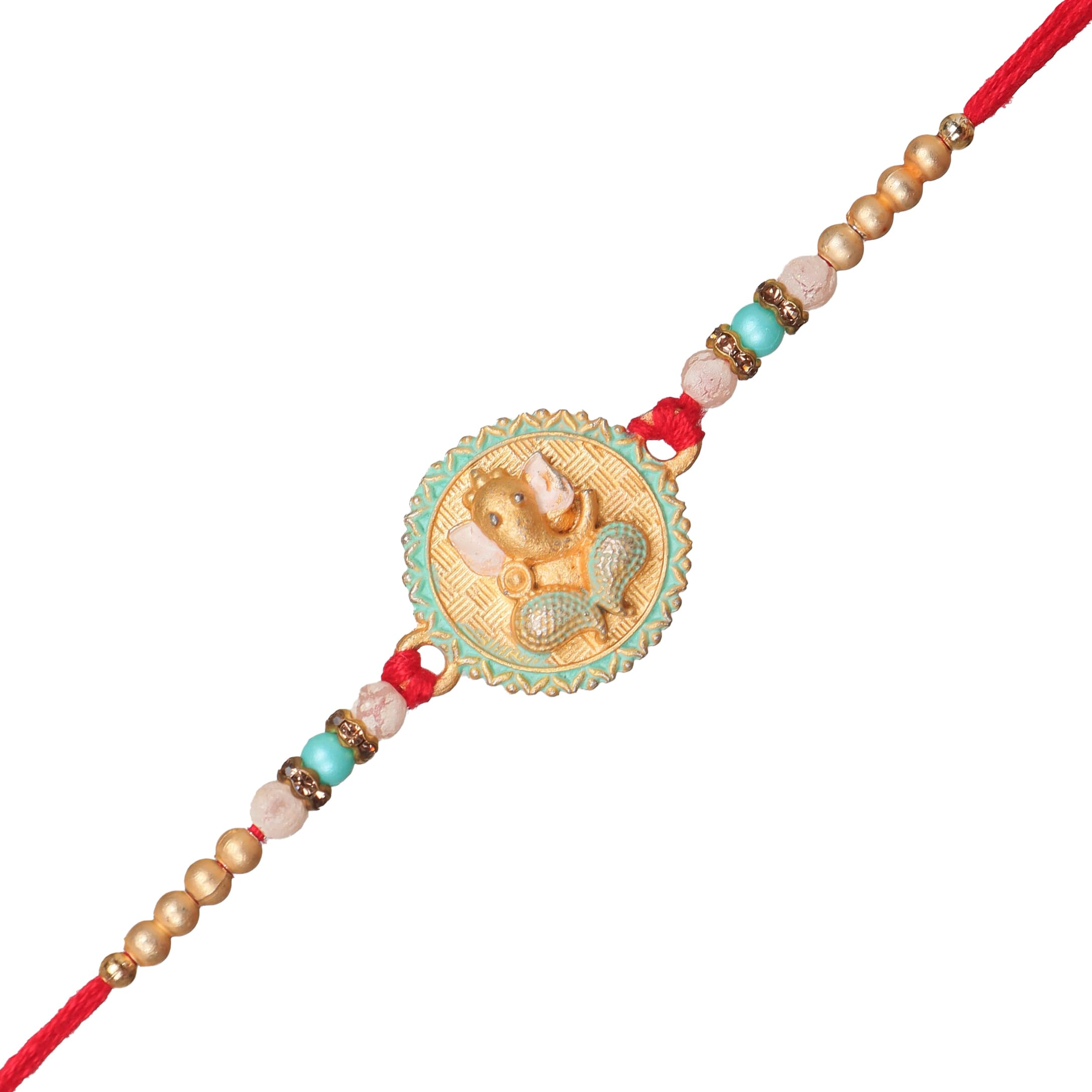 Rakhi for Brother Ganesha (Ganesh) Rakhi Thread for Men/Boy Raksha Bandhan Siddhi Vinayak Ganapati