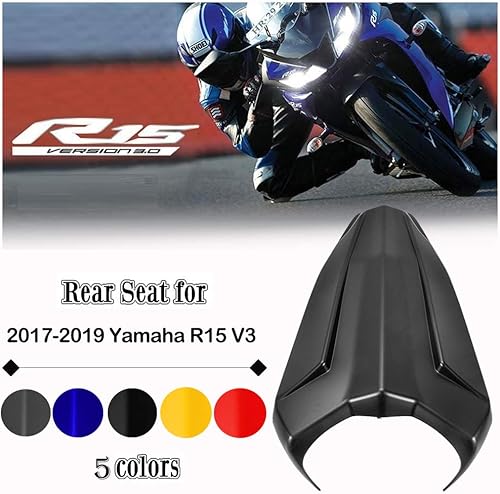 Miniatura 2 de FATExpress V3 YZFR15 - Accesorios para motocicleta para asiento trasero de pasajero, cubierta de carenado para Yamaha YZF R15 YZF-R15 V3 2017 2018