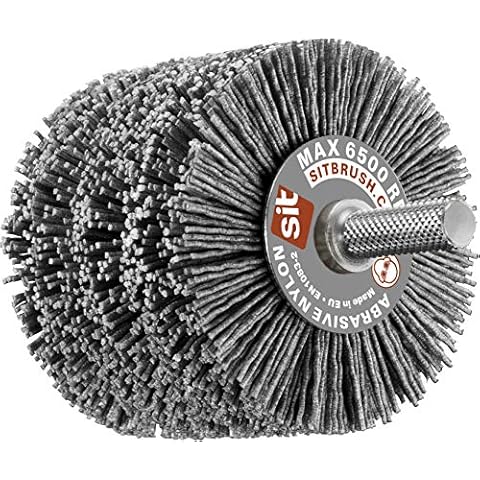 Sit Tecnospazzole 870 Nylon Corrugated Wire Drill Brush, XL Cover