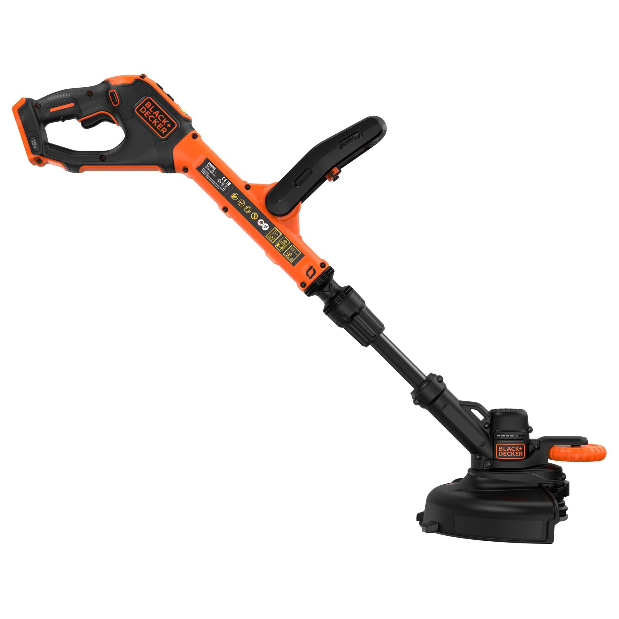 BLACK+DECKER Coupe-Bordures 18 V avec Lame en Résine, BCSTR918B-XJ