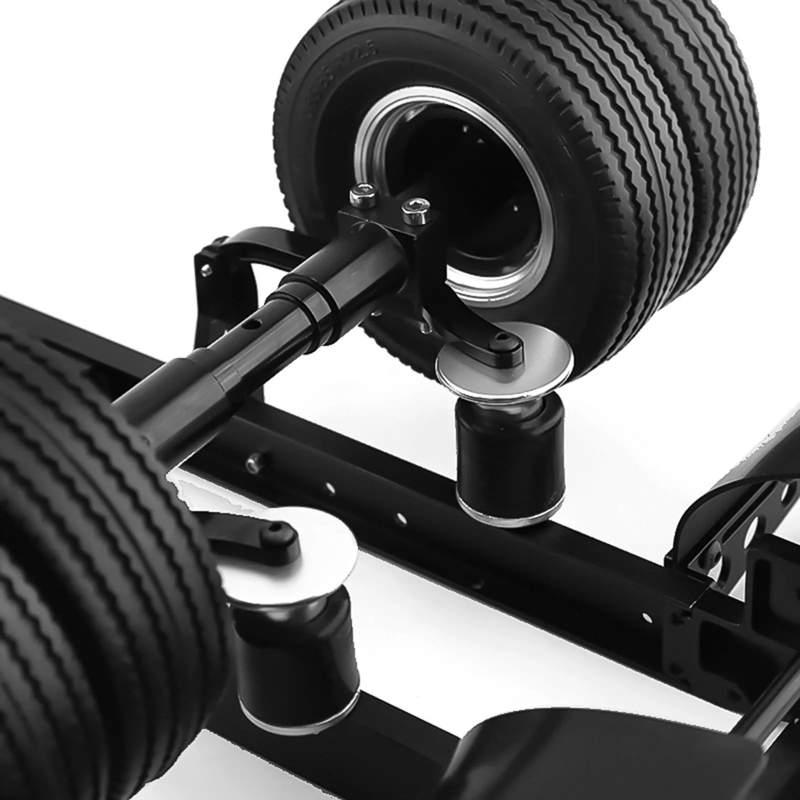 RC Ersatzteile Für Tamiya Traktor Anhänger 1/14 DIY Luftfederungssystem Mit Erweiterter Hubdämpfung RC Truck Modell Zubehör