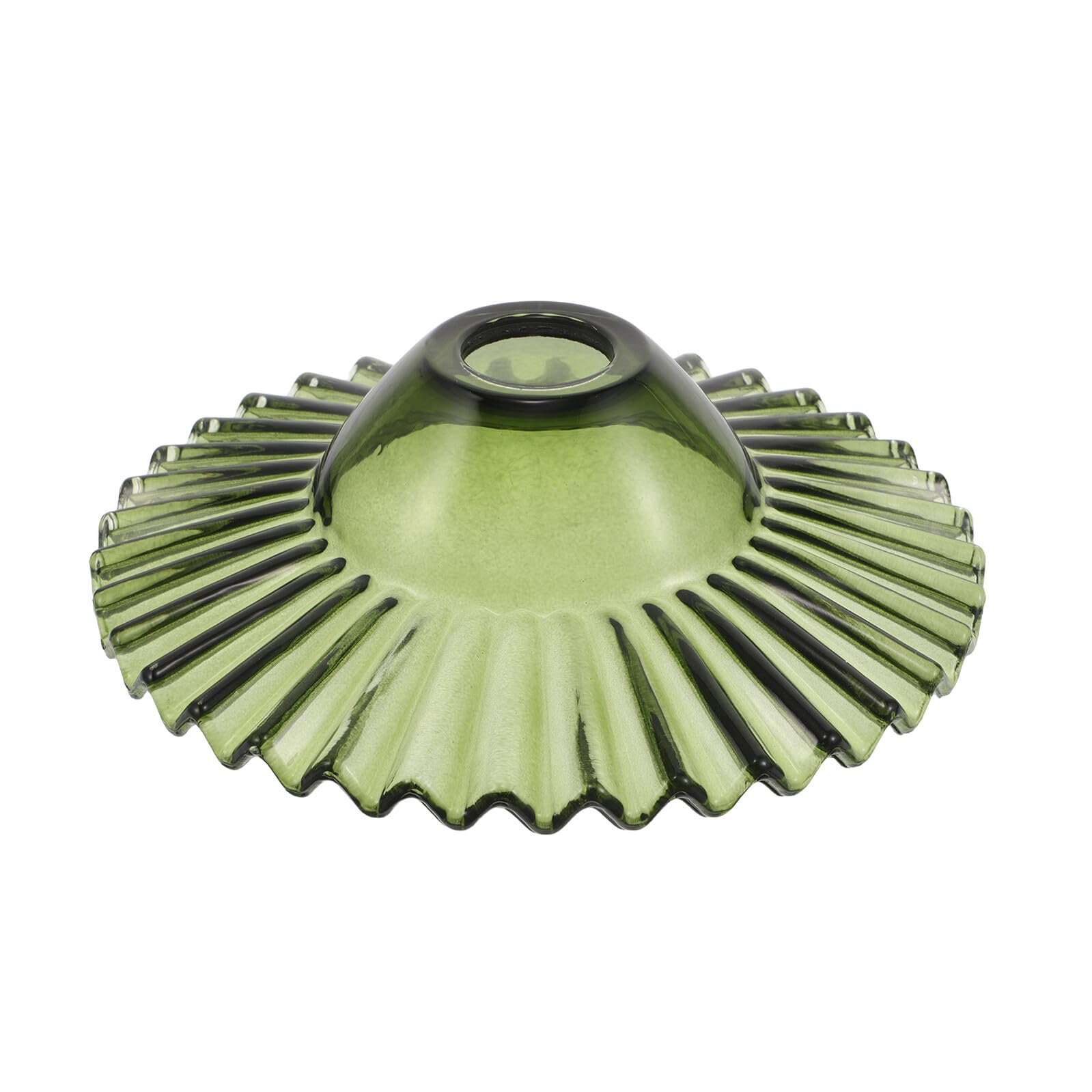 Ciemnozielony szklany klosz szklany klosz lampy lampy dzwonkowej Zielona lampa zabytkowy Lampa wisząca Odcień ściennej Absaż sufitowy Green