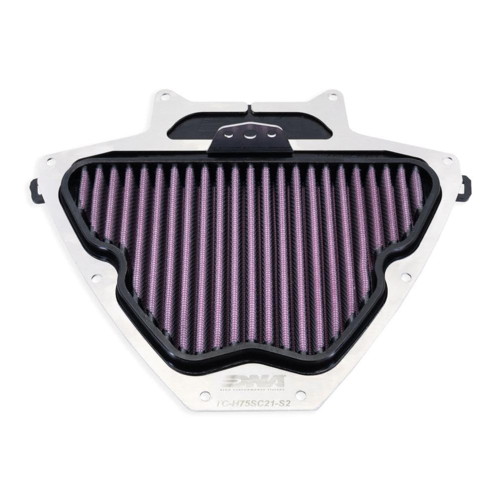 DNA Copertura Aria Stage 2 e Filtro Combo ad Alte Prestazioni Compatibile per Honda X-ADV (21-24) con Efficienza di Filtraggio del 98-99% e Flusso d'Aria Incrementato del 44.40% PN: P-H75SC21-S2-COMBO