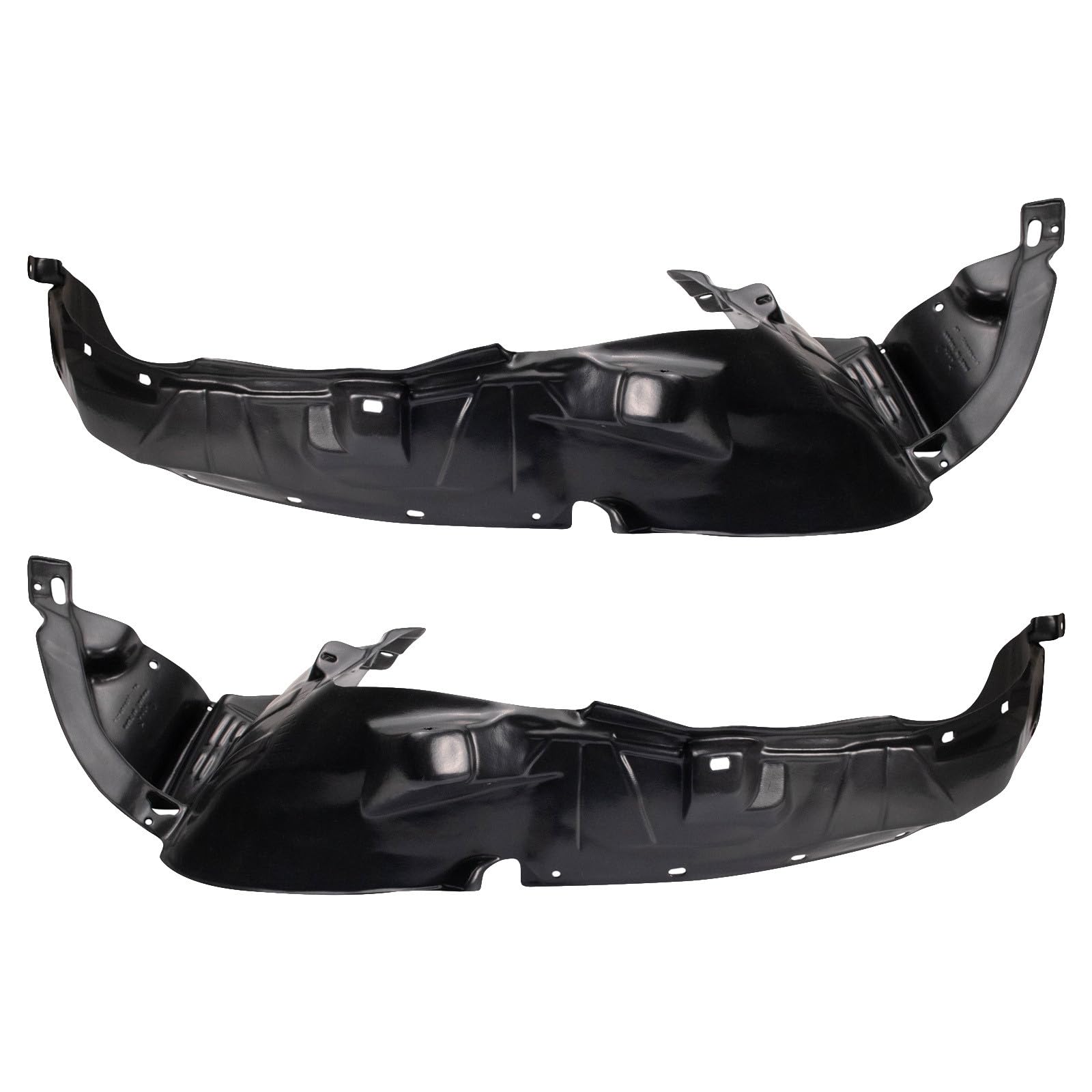 TRQ Inner Fender Liner Set Compatible with 2003-2005 Honda Pilot HO1248118 HO1249118