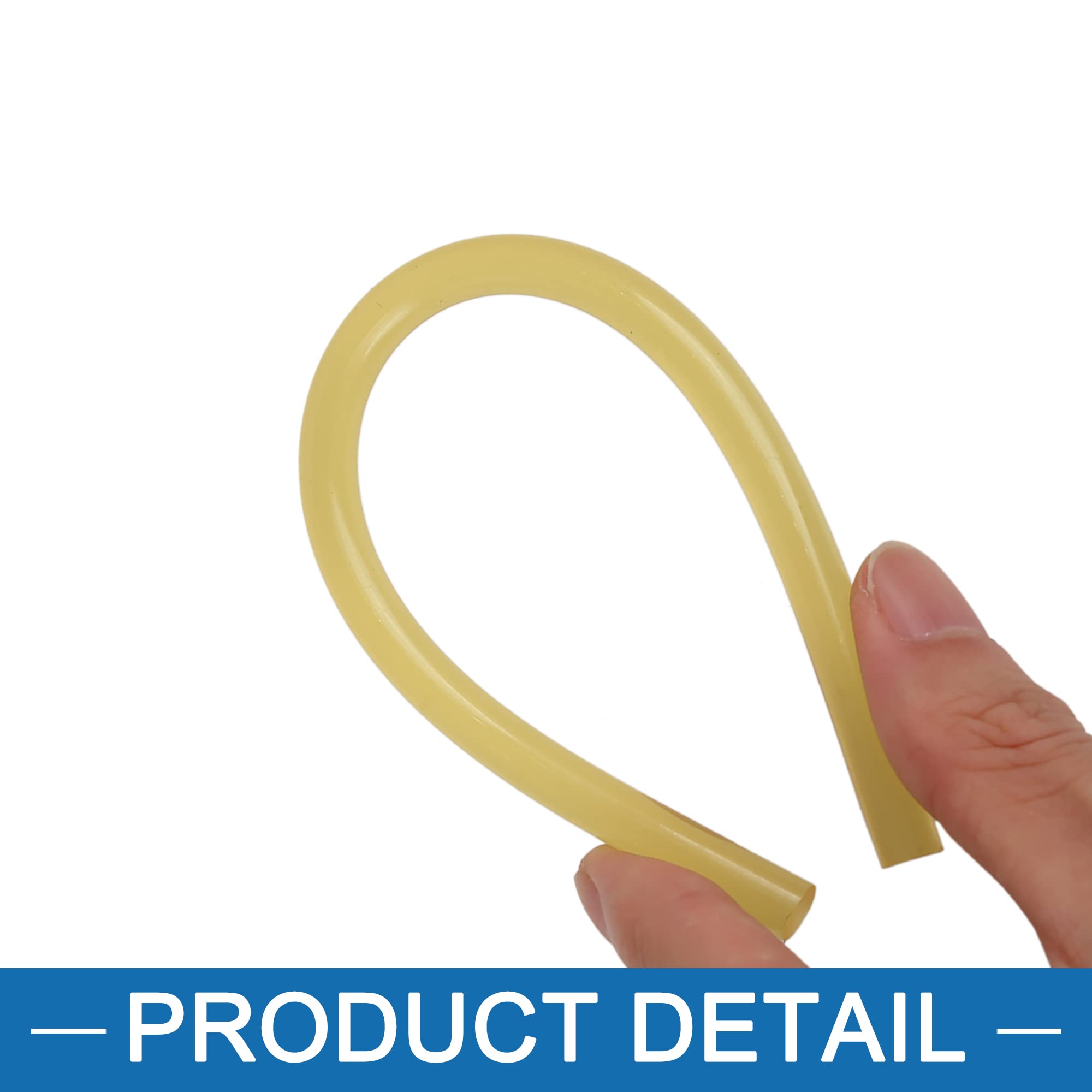A ABSOPRO 7mmX200mm Caldo Colla Stick Senza Vernice Ammaccatura Riparazione Giallo (12Set)
