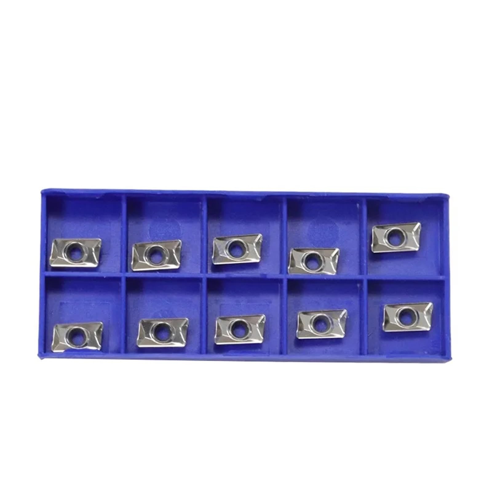 10 Uds APKT11T304 APKT11T308 APKT160408 LH ZD101 ZD201 Inserto De Fresado Cara Hombro Cuadrado CNC Máquina Torno Cortador Herramientas Torneado Herramienta de Torno(APKT11T304-LH ZD101)