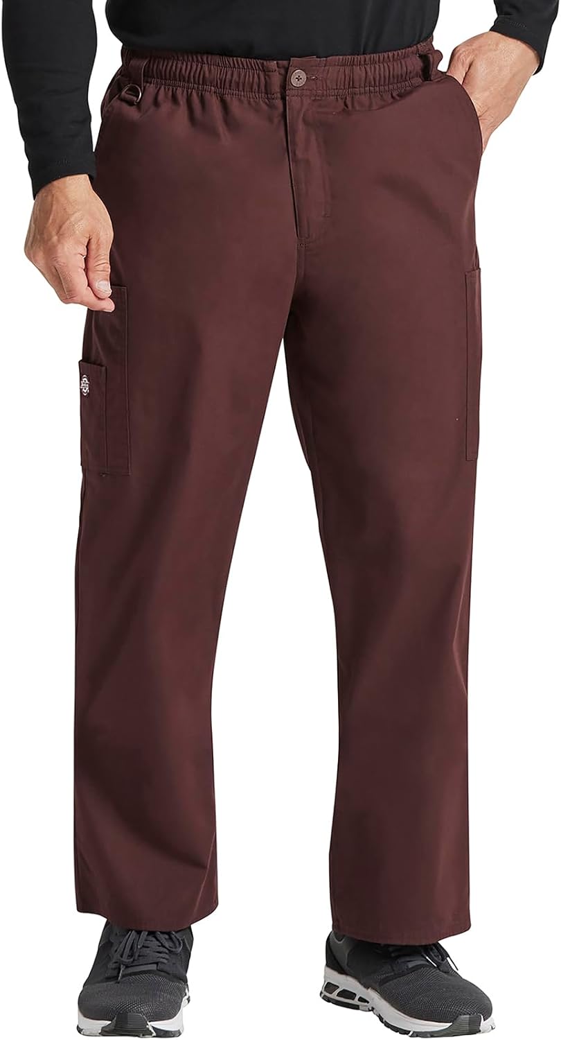 Dickies Men's Pull-On Pant with 7 Pockets Elastic Waistband with Button Closure 81006