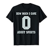Funny Sports Jersey T-Shirt Costume for Anti Sport People T-Shirt