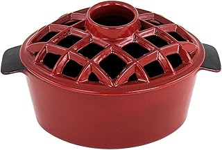 2.2 qt Enamel Woodstove Steamer - Lattice Top