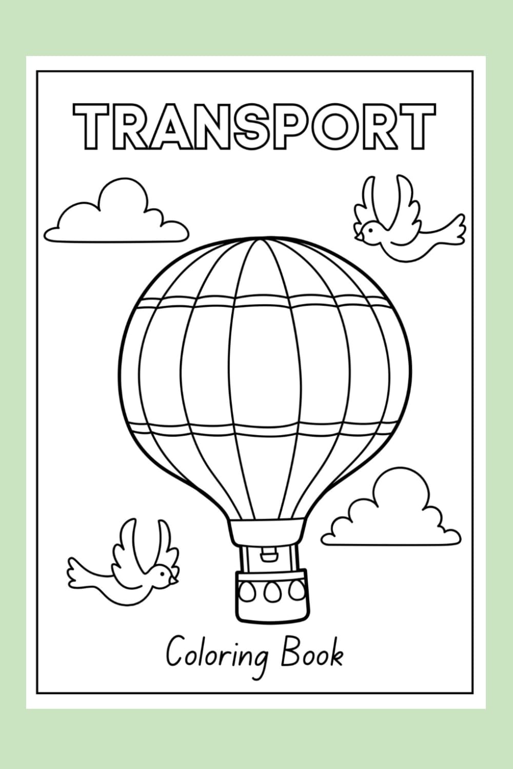 Methods of Transport coloring book