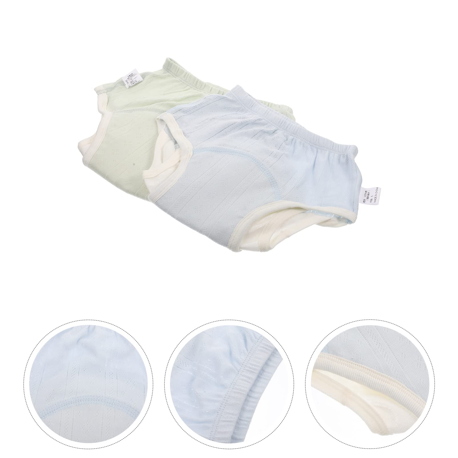 TOYANDONA 6piezas Pantalones De Entrenamiento De Algodón Para Bebés Ropa Interior y Lavable Para Niño Niña y Niñas Elástico Para Aprendizaje Del Baño Suaves