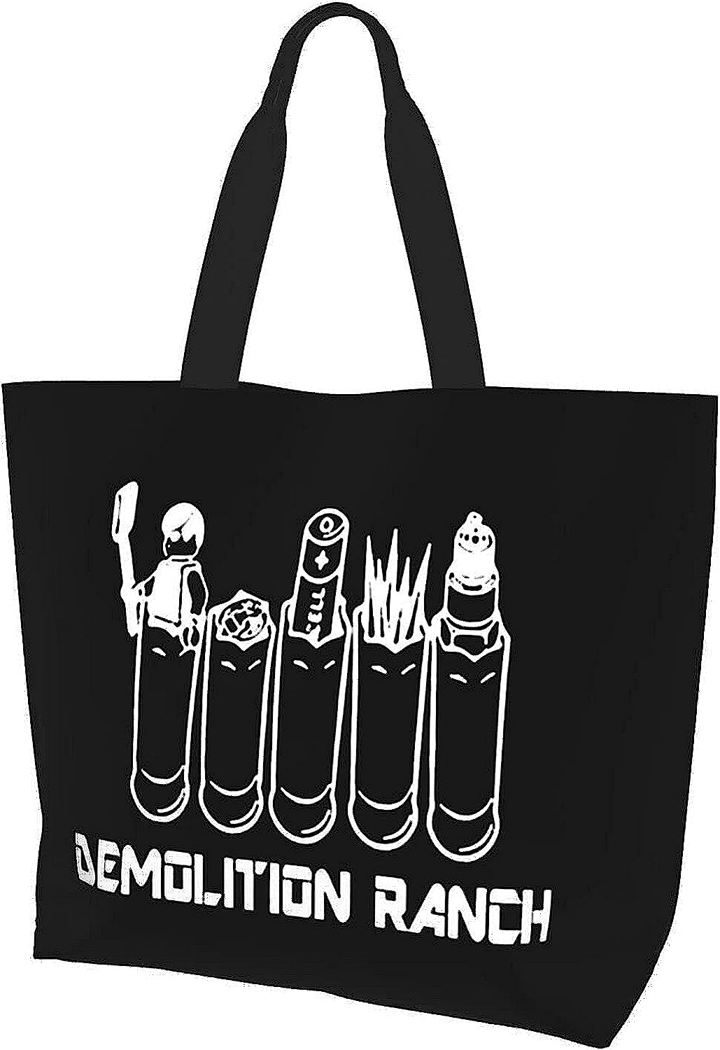 IUBBKI Demolition Ranch Ladies Canvas Tote Reusable Shopping Bag