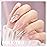 GAOY Jelly Nude Gel Nail Polish, 16ml Sheer Translucent Soak Off Gel Polish, UV Light Cure for Nail Art DIY, 1524 Milk Tea