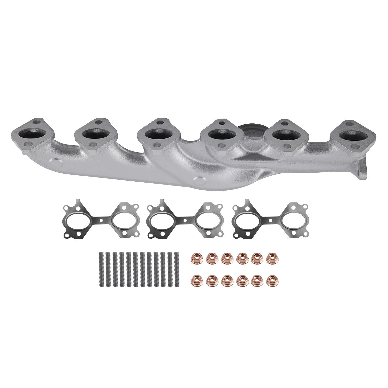 maXpeedingrods Set collettore di scarico in ghisa con guarnizione per BMW X3 X5 X6 E83