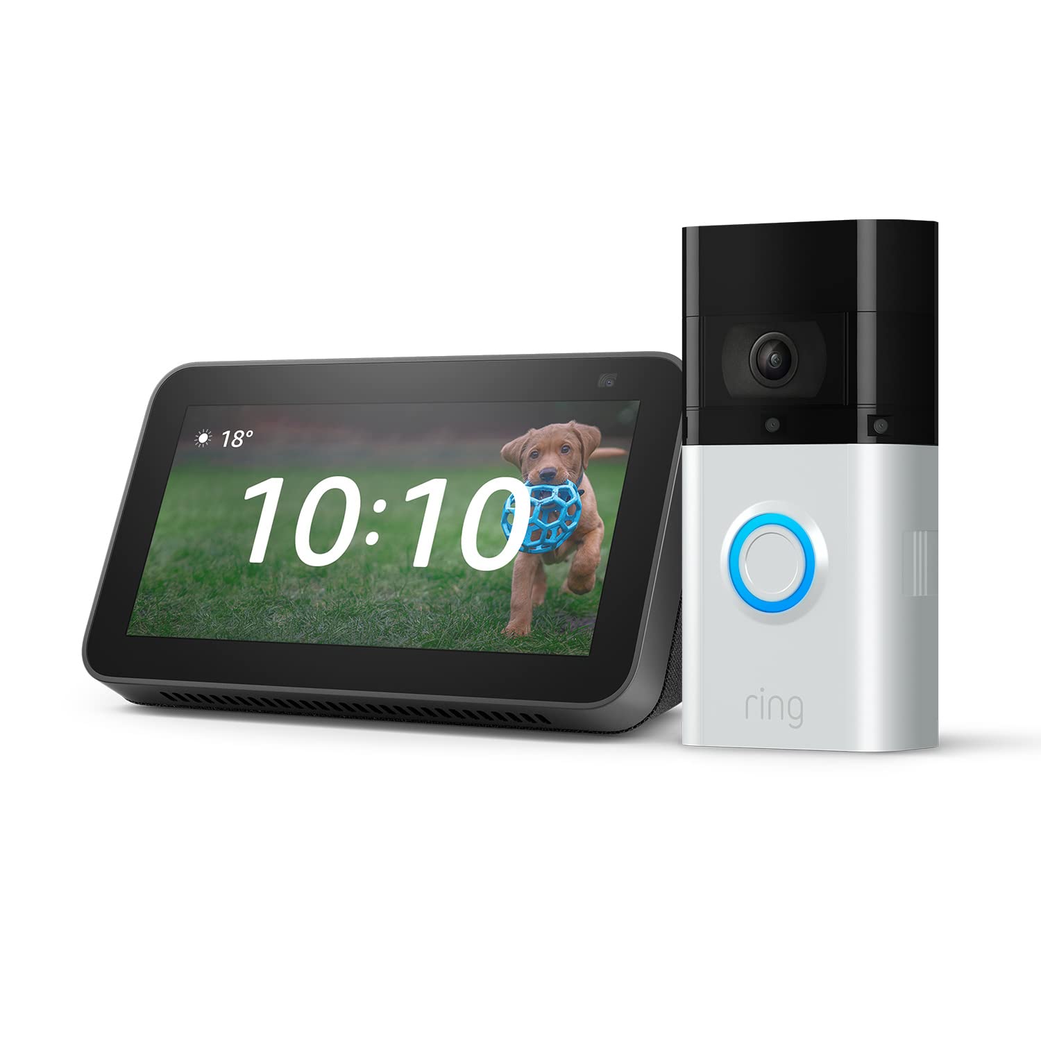 Ring Video Doorbell 3 by Amazon + Echo Show 5 Black