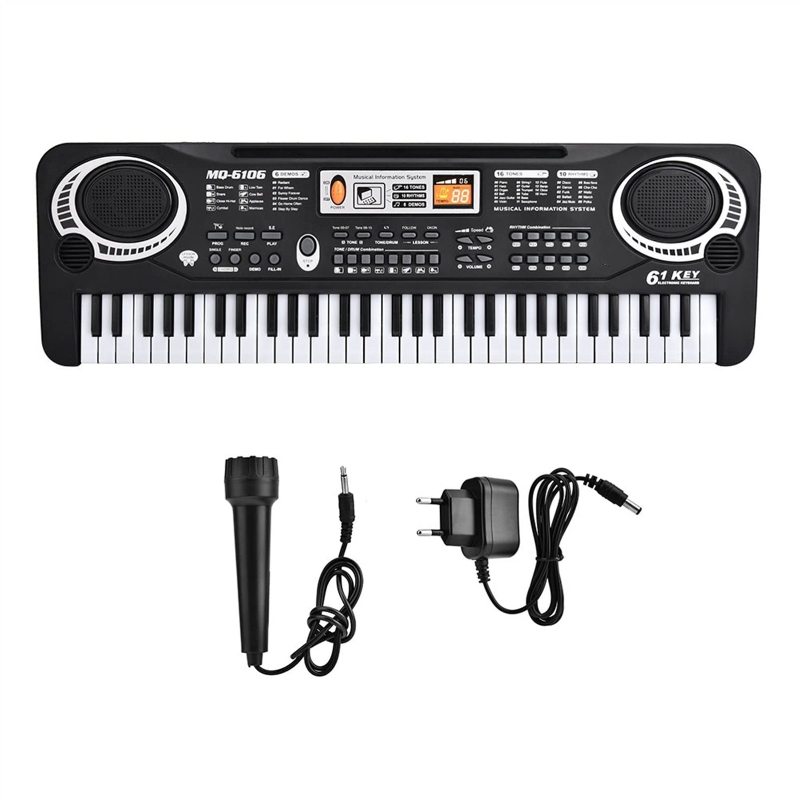 Tastiera Digitale Elettrica A 61 Tastie Di Piano Musicale Strumenti Elettronici Con Microfono Tastiera Pianoforte