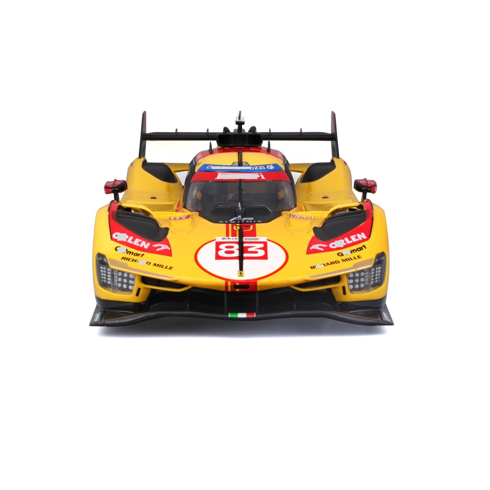 HTLNUZD 2025 Nouveau 1/18 499P #83 Yifei Ye Voiture de course en alliage Lemans 24h Champion Adulte Collection de luxe Modèle moulé sous pression