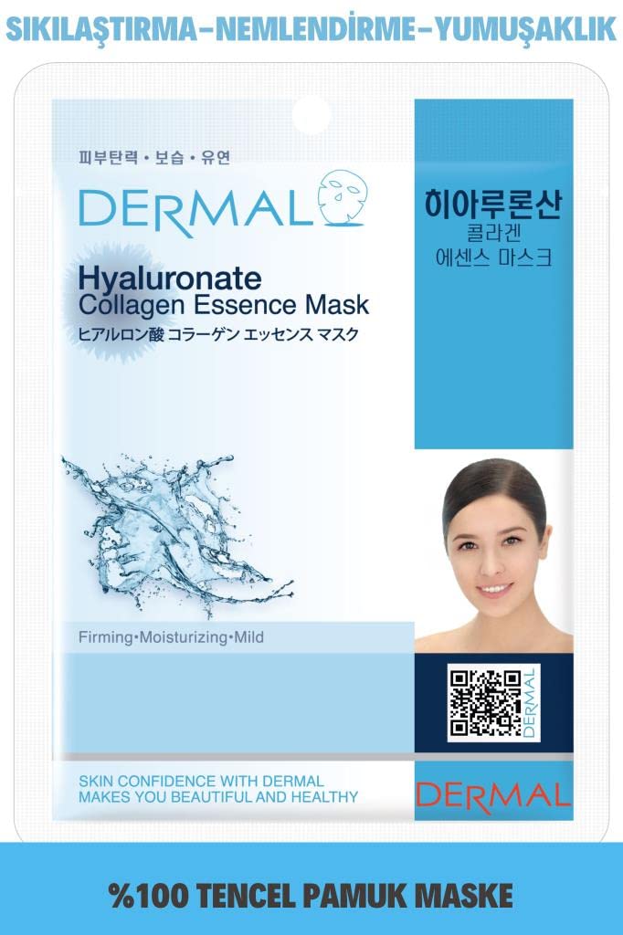 Dermal Hyaluronate Nemlendirici Yüz Bakım Maskesi