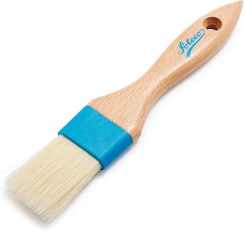 Ateco Cepillo de pastelería, 1" de ancho, blanco