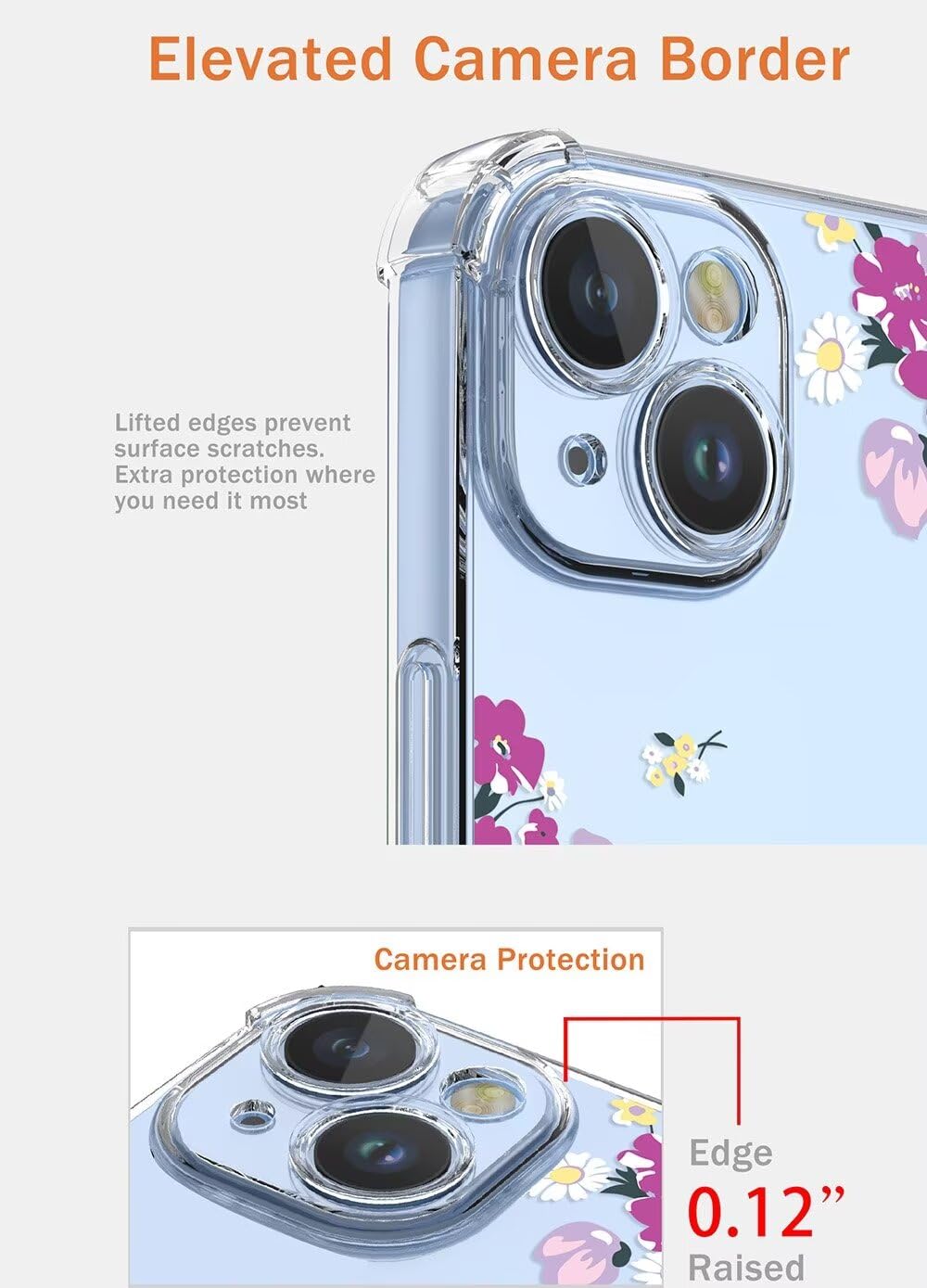 SEAHAI Hülle Für Oppo Reno 12 Pro 5G – Buntes Blumen-Design, Ultra Dünn, Stoßfest, Transparent