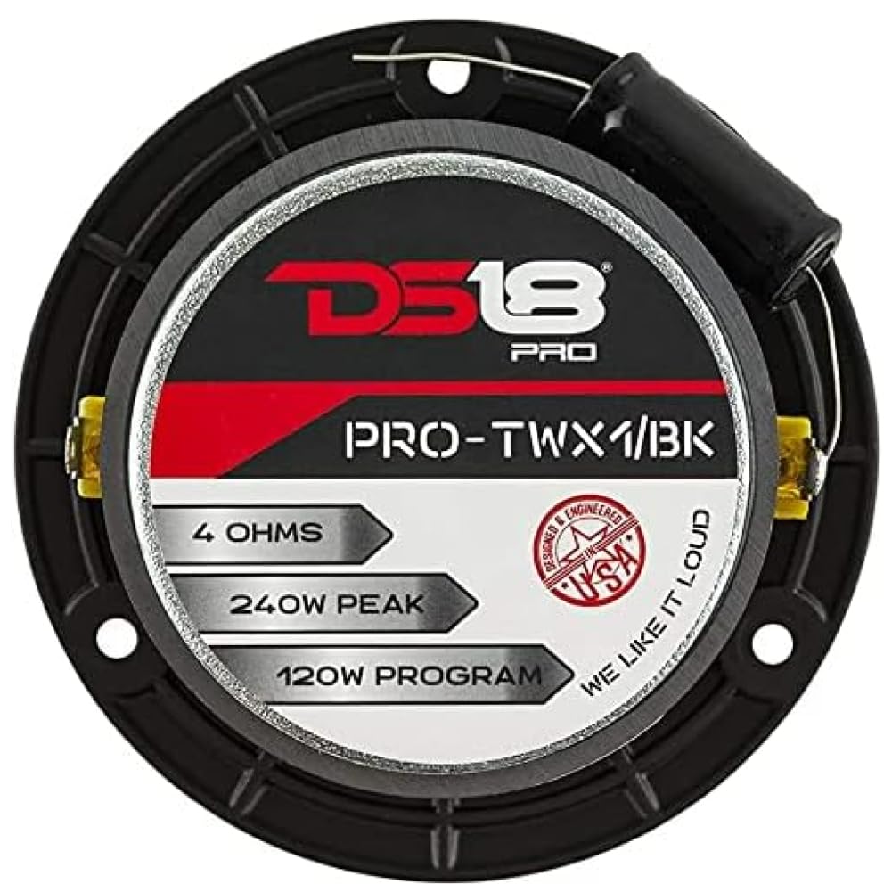 KIT SET PER DS18 PRO-GM6.4PK sistema a 2 vie 16,5 cm 165 mm 6,5", 140 watt rms 480 watt max, 2 midrange e 2 tweeter, 4 ohm, per auto, a coppia