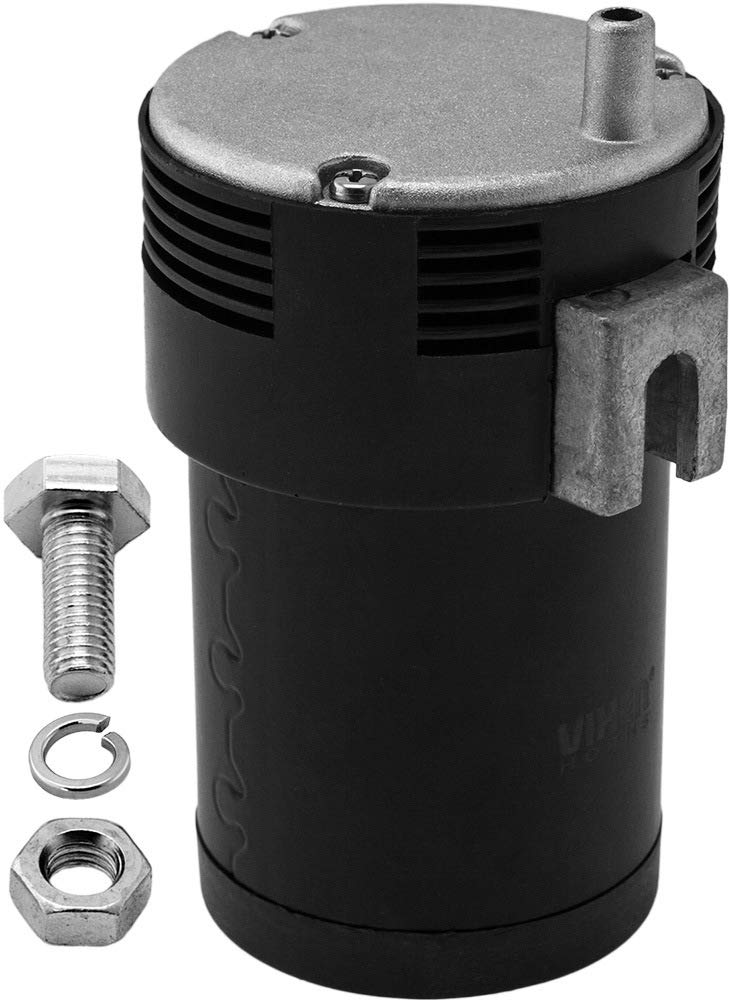 Vixen Horns Mini Onboard Air Compressor 15 PSI. Universal Replacement for Truck/Car Train Horn kit/System Direct Drive. Fits All 12v Vehicles like Semi/Pickup Trucks/Jeep/Motorcycle Black VXA7211B