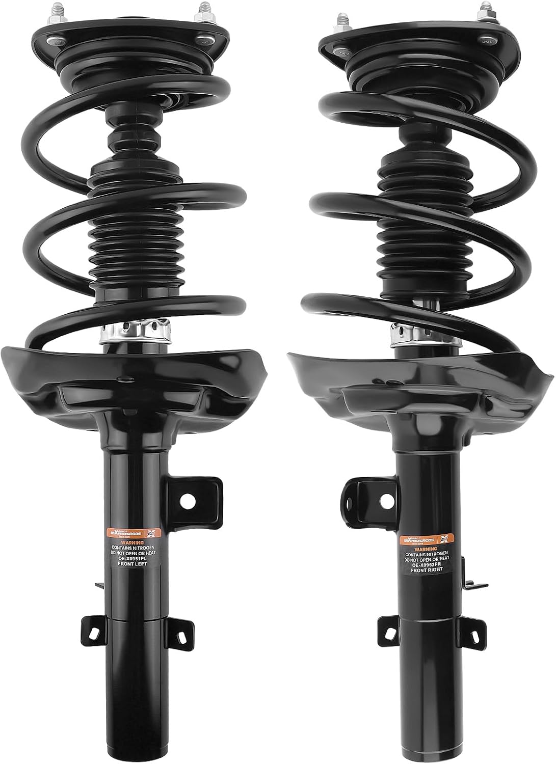 maXpeedingrods 2Pcs Front Struts Shock Absorber for Honda Accord 2013-2017 2.4L L4, 172971 172970 Complete Strut with Coil Spring Assembly