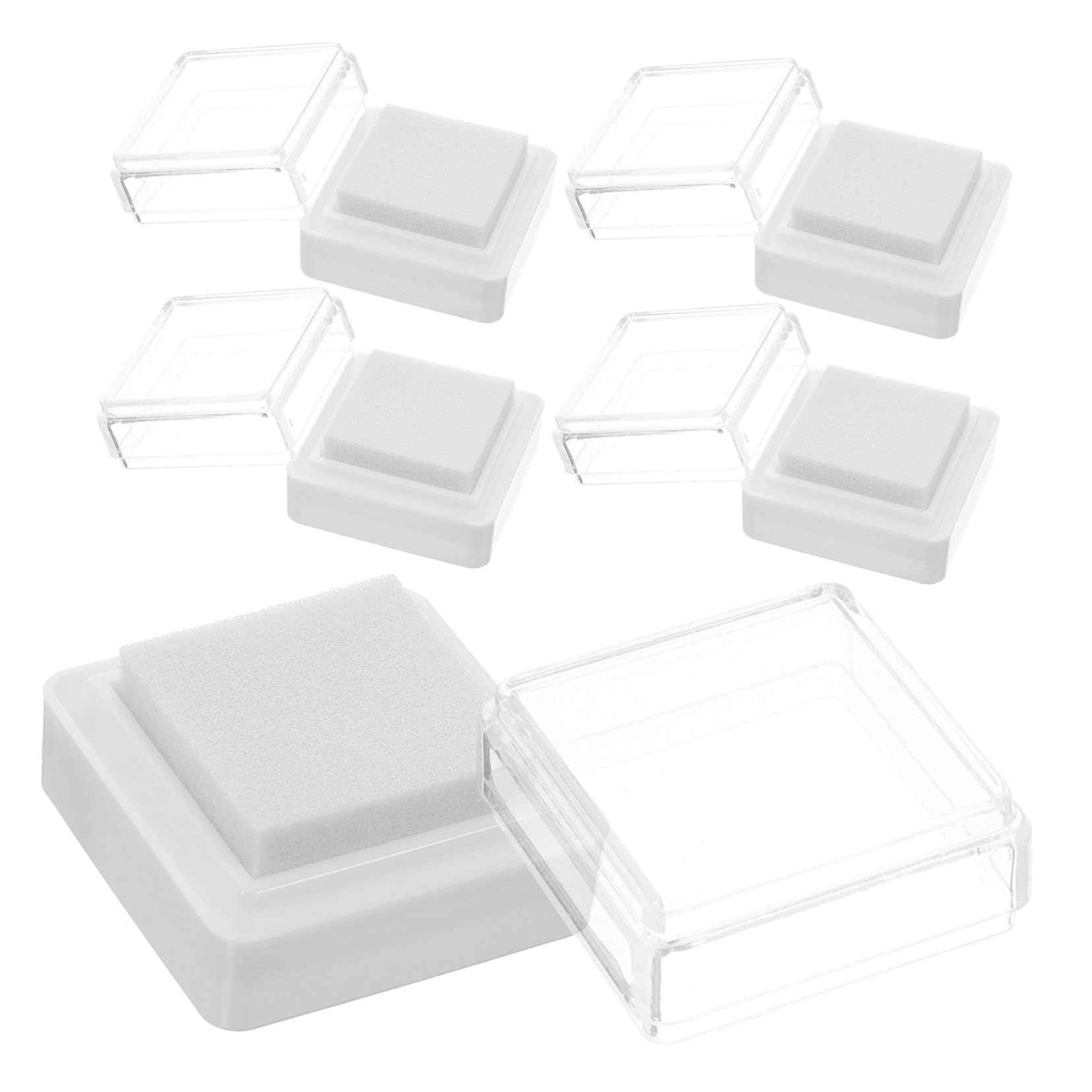 Lurrose 25pezzi Cuscinetti Per Timbri Mano Tamponi Per Vuoti Per e Scrapbooking Per Su e