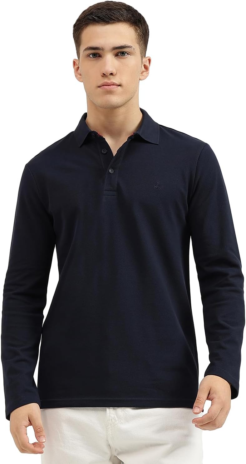 United Colors of BenettonMen's Cotton Slim Fit T-Shirt